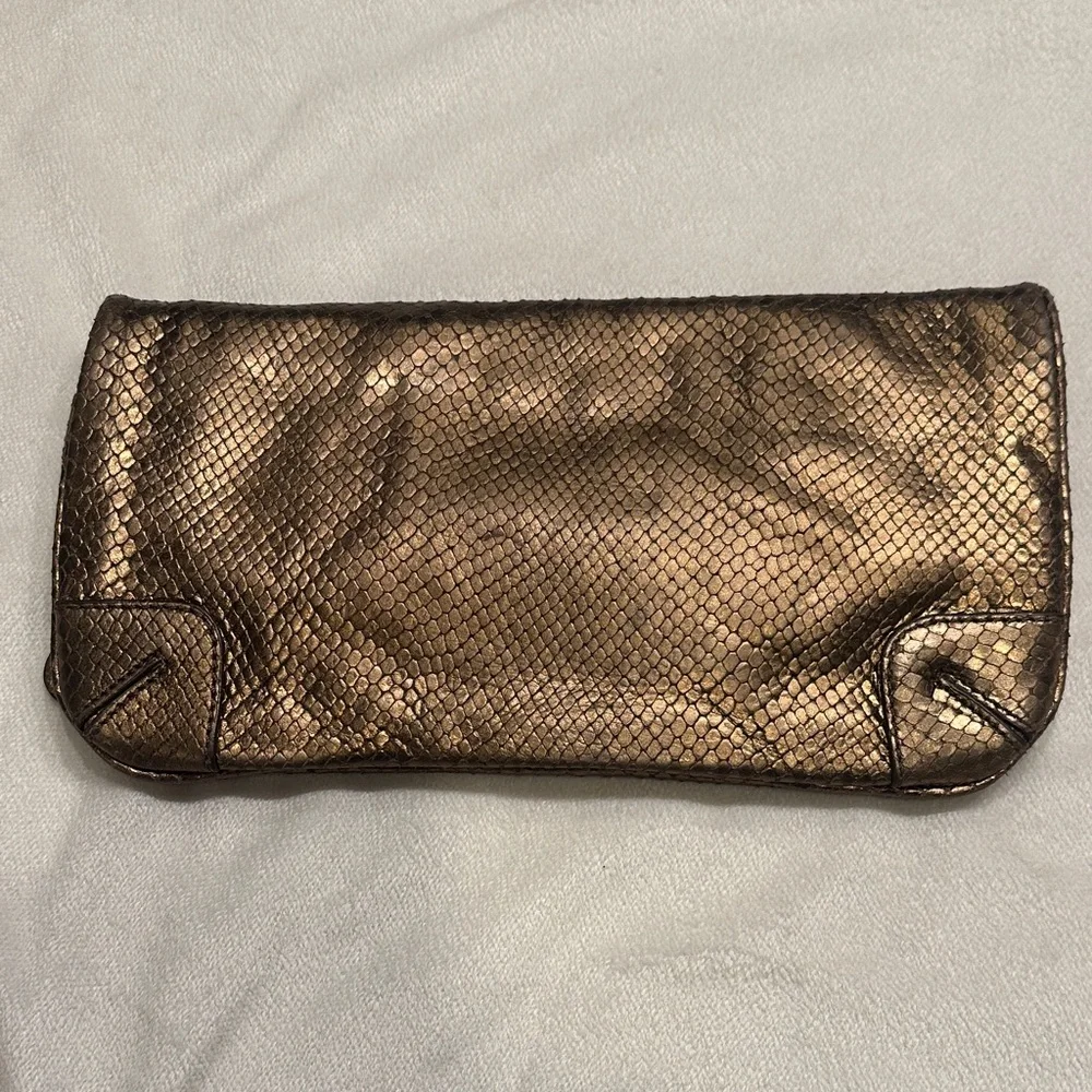 Club Monaco Metallic Bronze‎ Clutch